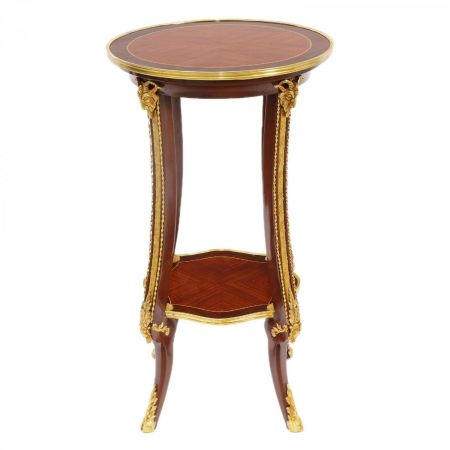 Morris Barock-Weintisch in Rustikal-Gold