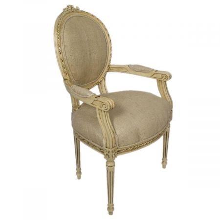 Morris Barock Jute Stuhl