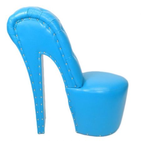 Morris Vintage Stiletto-Chair Blue-Sky