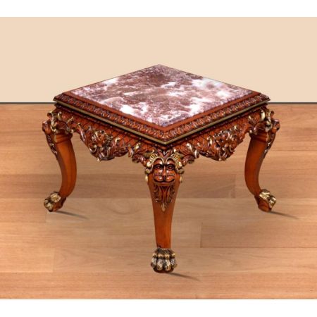 Morris Mahagoni Barock-Sessel Set Asiatischer Dschungel