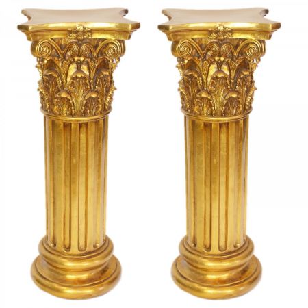 Morris Barock-Säulen in Gold