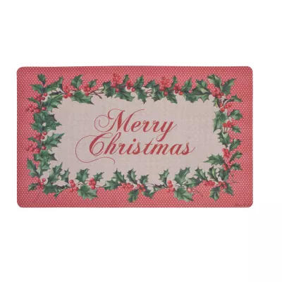 Clayre & Eef Fußmatte "Merry Christmas" 74*44cm