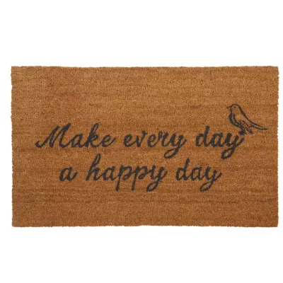 Clayre & Eef Türmatte "Make every day a happy day" 75x45 cm