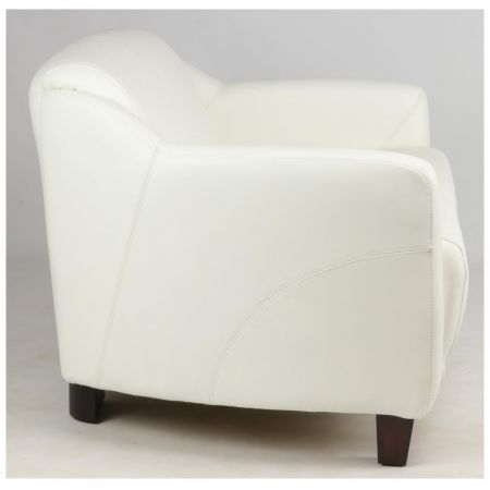 Ledersofa Echtleder Sofa Art Deco Retro Clubsofa klassisch französisch