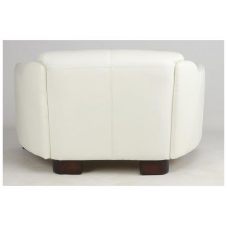 Ledersofa Echtleder Sofa Art Deco Retro Clubsofa klassisch französisch