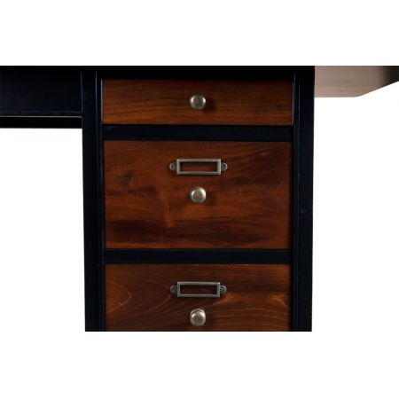 Authentic Models Schreibtisch - Captains Desk (Schwarz) MF014