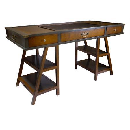 Authentic Models Schreibtisch - Navigators Desk, Grau MF022G