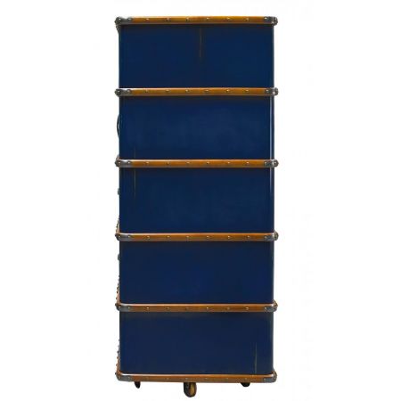 Authentic Models klappbare Bar - Stateroom Bar, Navy MF078N