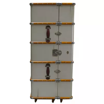 Authentic Models klappbare Bar - Stateroom Bar, Silber MF078S