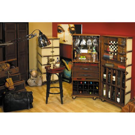 Authentic Models klappbare Bar - Stateroom Bar, elfenbein MF078