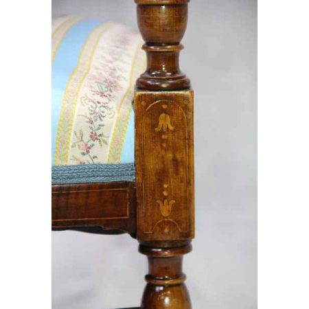 Sitzgruppe Edwardian 5-Teilig restauriert und gepolstert