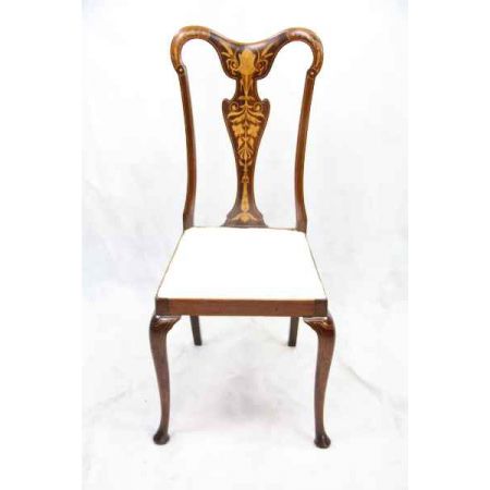 Edwardian Mahagony Single Chair Stuhl