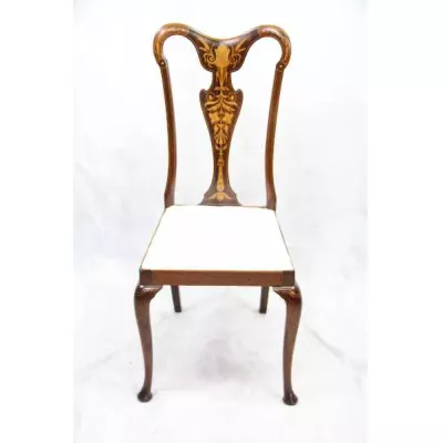 Edwardian Mahagony Single Chair Stuhl