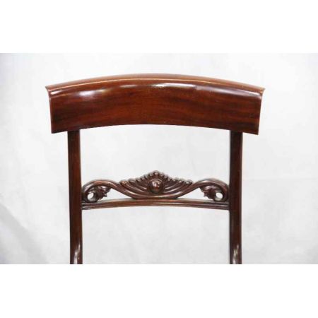 Victorianische antiker  Mahagoni Stuhl Single chair  