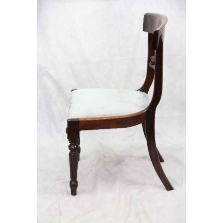 Victorianische antiker  Mahagoni Stuhl Single chair  