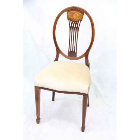 Englische Stuhle Edwardian Intarsien Mahagoni