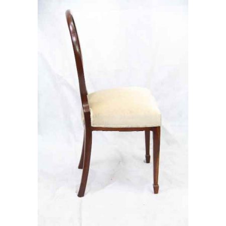 Englische Stuhle Edwardian Intarsien Mahagoni