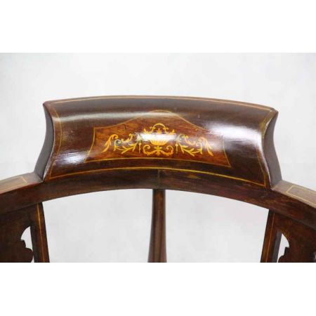 Herrlicher corner chair Edwardian England 