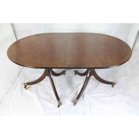    Original Mahagoni Esstisch D-Endtable  Edwardian 
