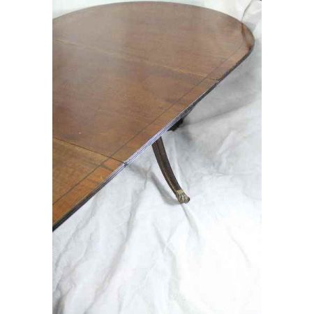    Original Mahagoni Esstisch D-Endtable  Edwardian 