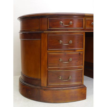 "Ovaler Damenschreibtisch" in Mahagoni