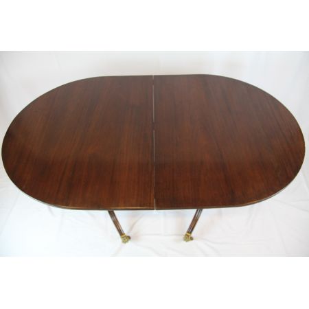 Esstisch aus Mahagoniholz und 2 Tripod Beinen