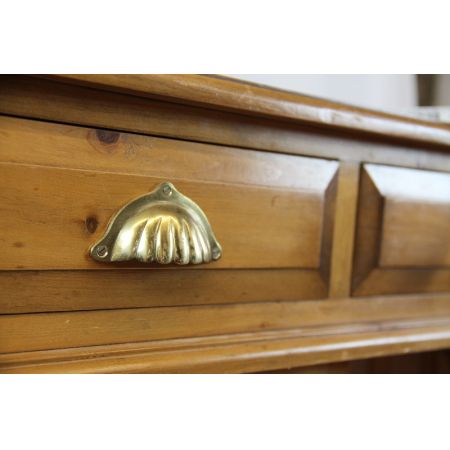 Schreibtisch Weichholz England 1920 Patina 