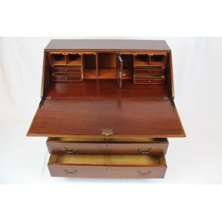 Sekretär Bureau Mahagoni Edwardian Original Patina