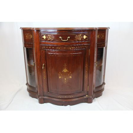 Palisander sideboard Messingintarsien England 