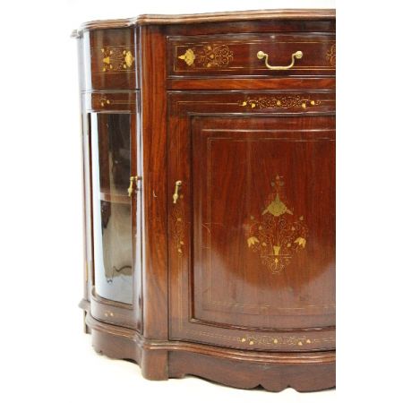 Palisander sideboard Messingintarsien England