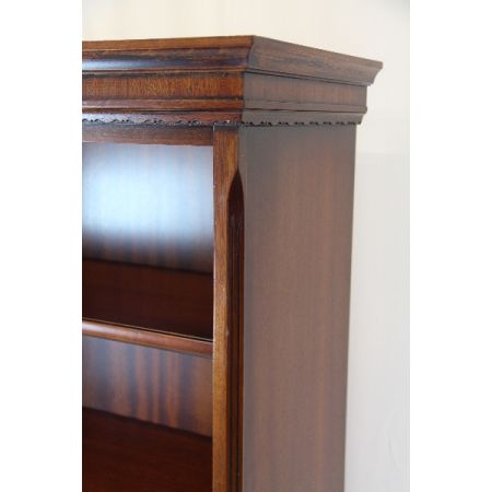 Bücherregal open bookcase Mahagoni mit Patina 