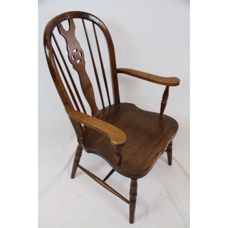 Paar Windsor chairs / Stühle Massivholz 19 JH