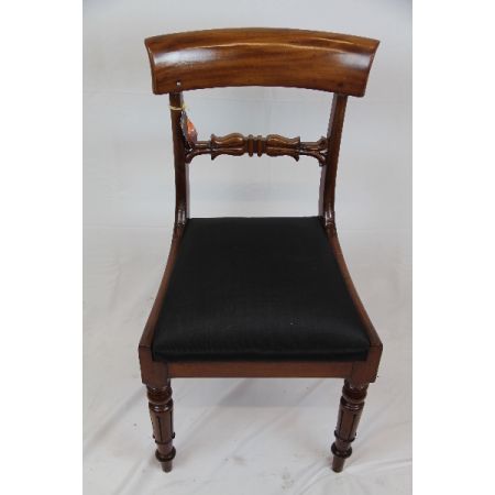 Antiker 4er Satz Mahagoni Stühle England 1860