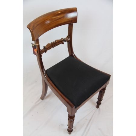 Antiker 4er Satz Mahagoni Stühle England 1860