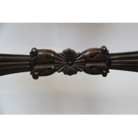 Armchair Victorian Massivholz Mahgoni Patina