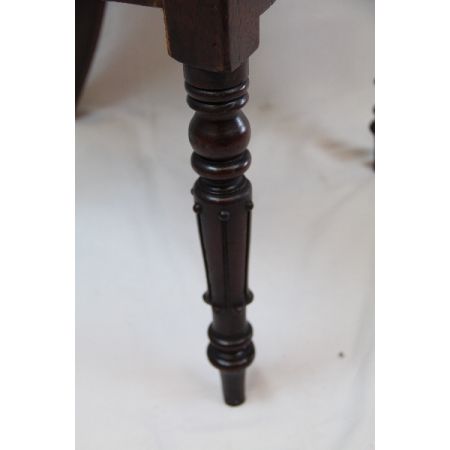 Armchair Victorian Massivholz Mahgoni Patina