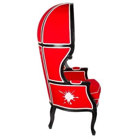 Französischer Armlehnstuhl Armchair "Carosse Splash II"