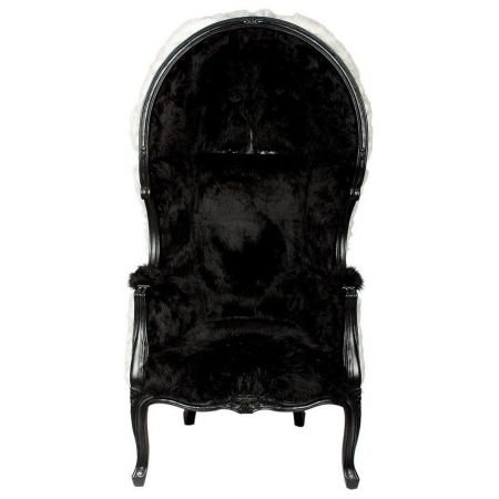 Französischer Armlehnstuhl Armchair "Carrosse Fourrure II"