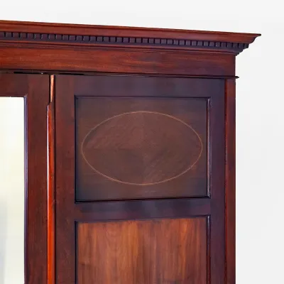 Edwardian Mahogany Wardrobe