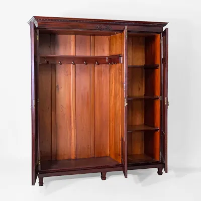 Edwardian Mahogany Wardrobe