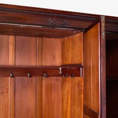 Edwardian Mahogany Wardrobe