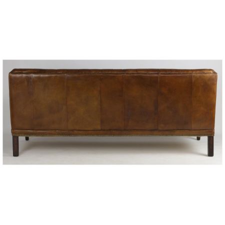 Chesterfield Sofa Ledersofa klassisch französisch Retro Echtleder