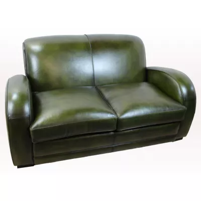 Clubsofa "Minneapolis", 2-Sitzer, in Classic Green - sofort lieferbar