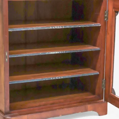 Walnut Secretaire Music Cabinet