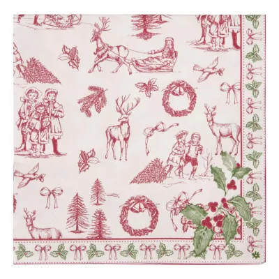 Clayre & Eef Papierservietten 33x33 (20)