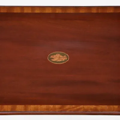 3 Mahagoni Beistelltische