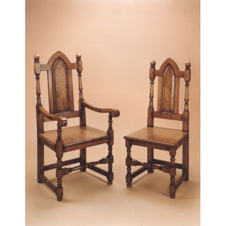 Joined Gothic Chair - Arm