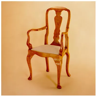 Queen Ann Style Chair - Arm