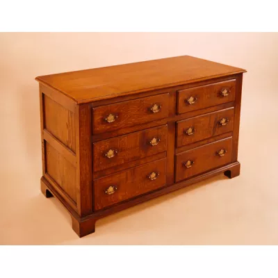Chest Of Drawers - 3 Twin Rows of Drawers