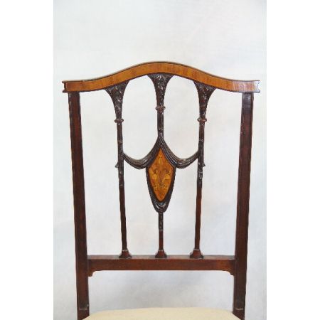 Mahgoni Chair  Single Chair Edwardian schöne Mahagoni Stuhl
